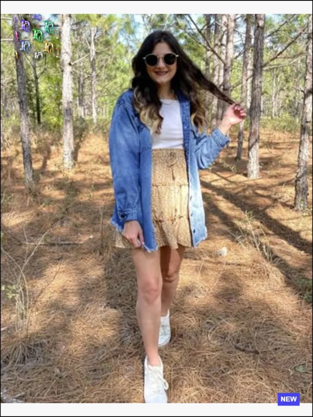 Oversized Button Up Frayed Hem Denim Jean Jacket Shacket Long Sleeve Pockets - Picture 5 of 7
